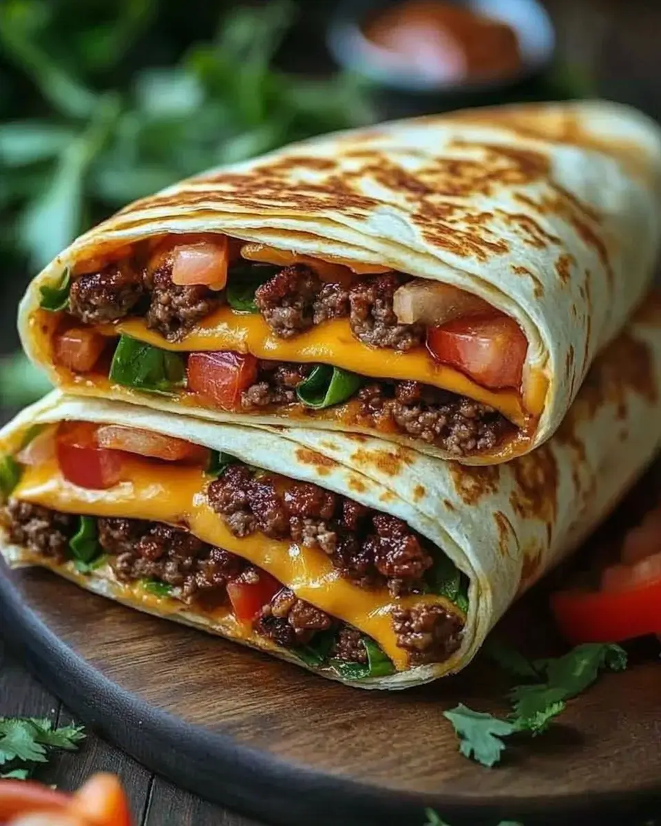 Vegane Cheeseburger-Wraps: Einfach und köstlich!