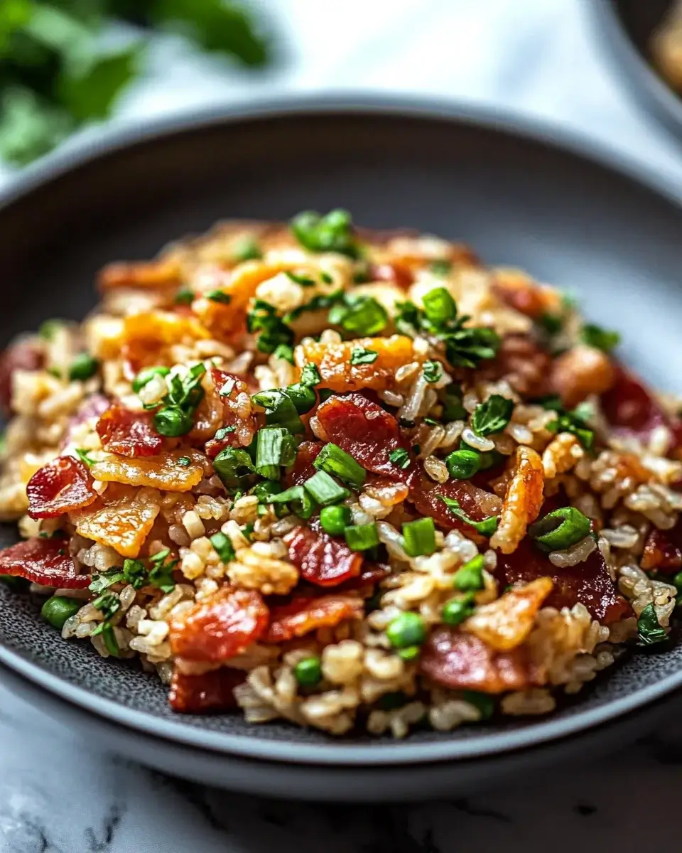Bacon-Reis-Pfanne: Ein schnelles Rezept für Genuss!